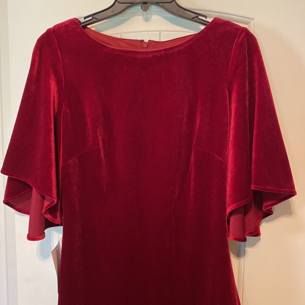 Red Velvet Belle Badgely Mischka Dress